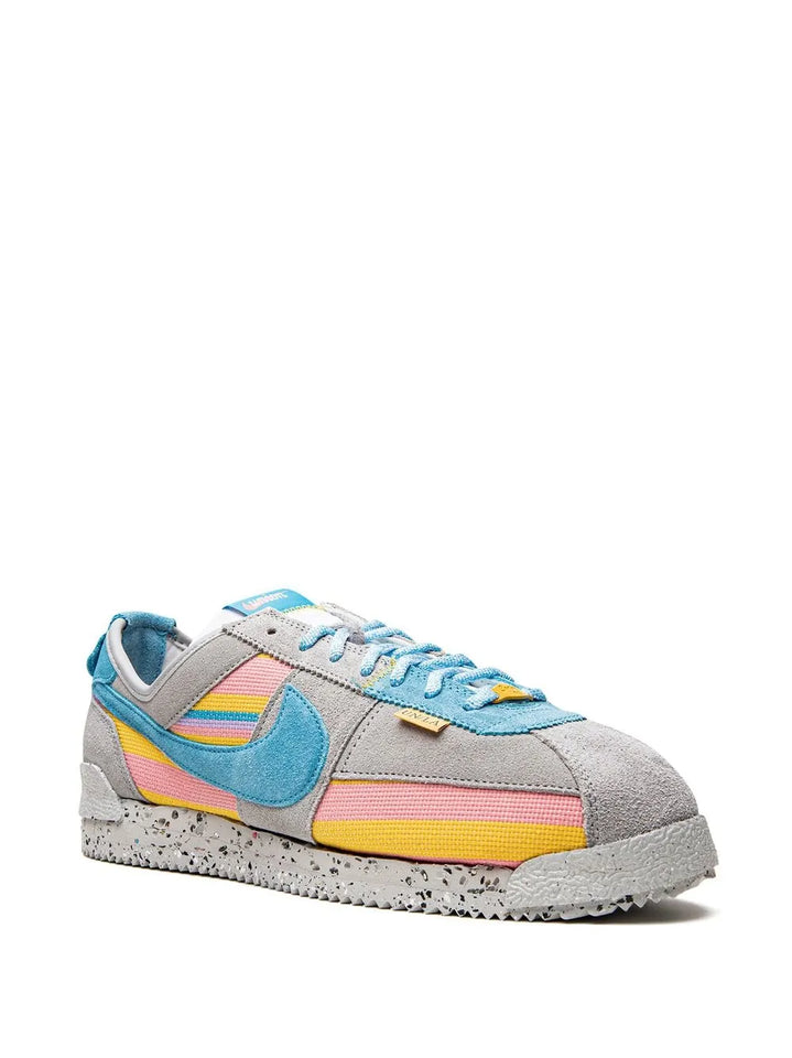 X Union Cortez Grey/Blue Sneakers