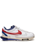 X Sacai Cortez 4.0 White/Red/Blue Sneakers