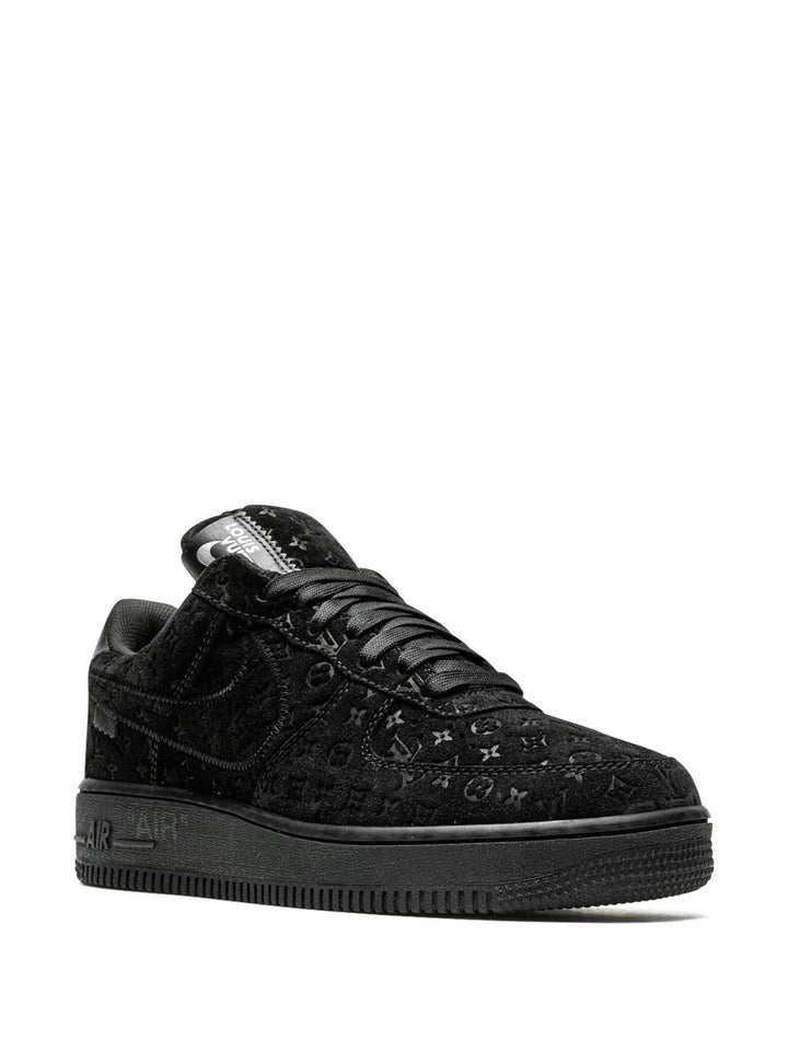X Louis Vuitton X  Virgil Abloh Air Force 1 Low Black/Black Sneakers