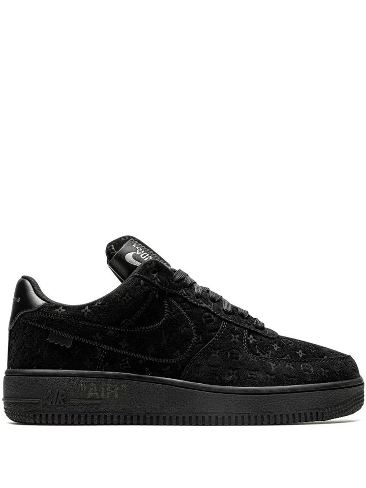 X Louis Vuitton X  Virgil Abloh Air Force 1 Low Black/Black Sneakers