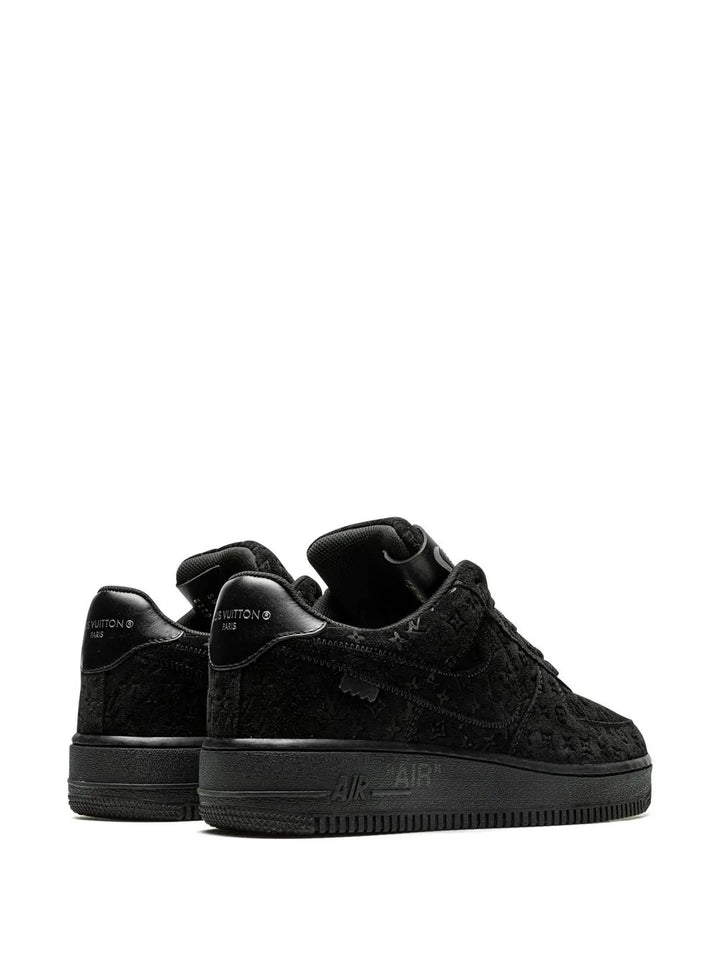 X Louis Vuitton X  Virgil Abloh Air Force 1 Low Black/Black Sneakers