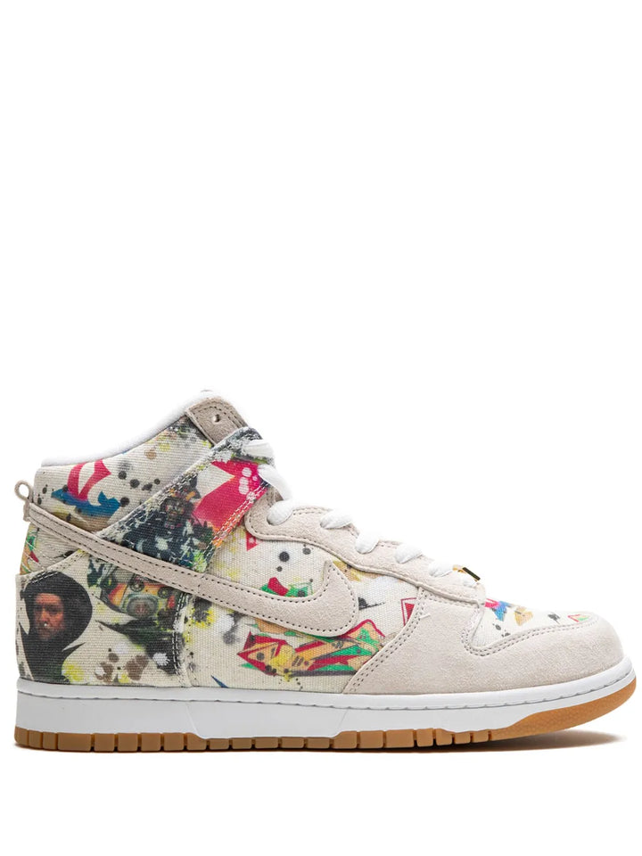 X Supreme Sb Dunk High Rammellzee Sneakers