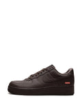 X Supreme Air Force 1 Brown Sneakers