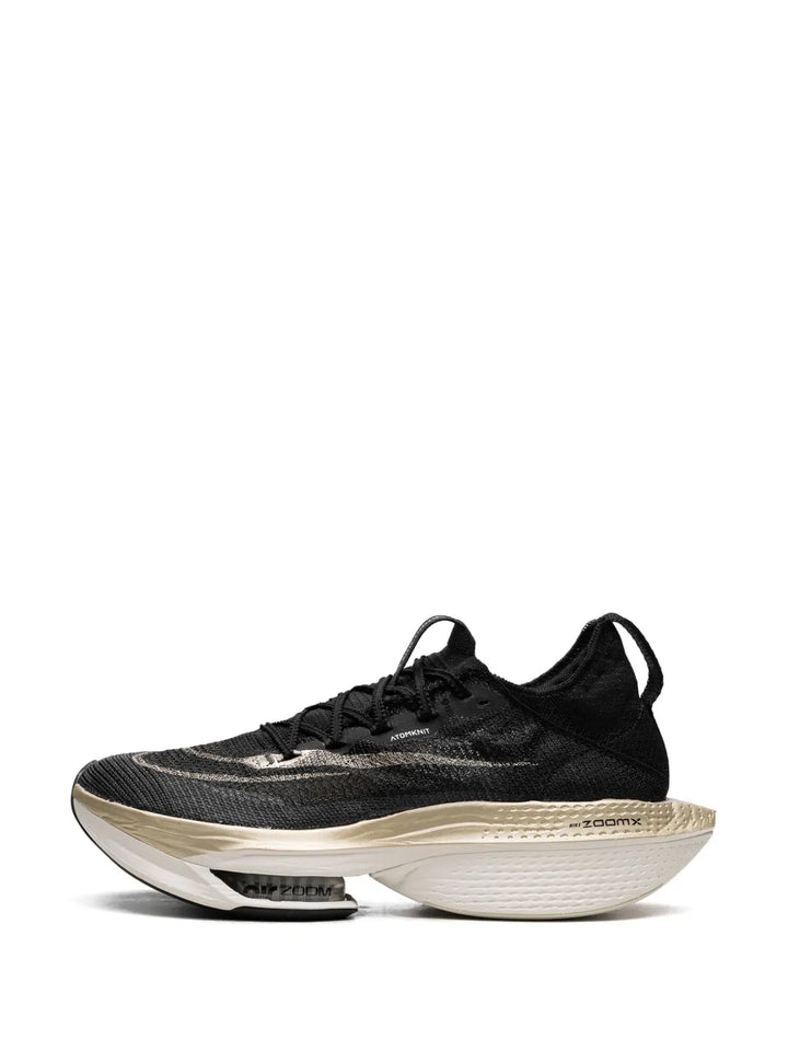 Zoom Alphafly Next% 2 Black Gold Sneakers