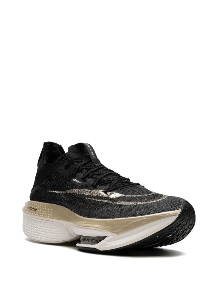 Zoom Alphafly Next% 2 Black Gold Sneakers