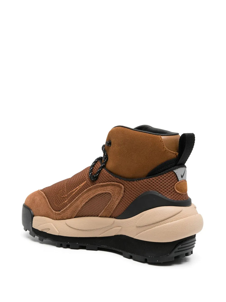 X Sacai Magmascape Panelled Sneakers