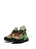 X Off-White Air Terra Forma Archaeo Brown Sneakers