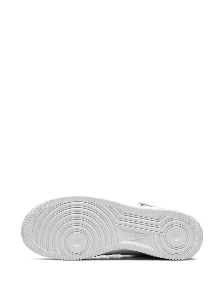 X Supreme Air Force 1 Mid Mini Box Logo White Sneakers