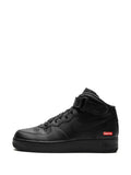 X Supreme Air Force 1 Mid Mini Box Logo - Black Sneakers