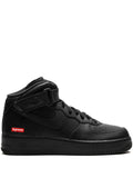 X Supreme Air Force 1 Mid Mini Box Logo - Black Sneakers