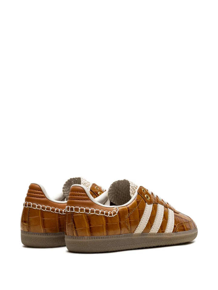 X Wales Bonner Samba Og Brown Croc Sneakers