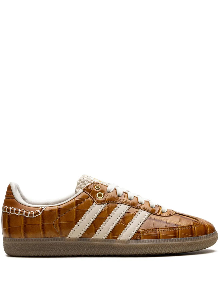 X Wales Bonner Samba Og Brown Croc Sneakers