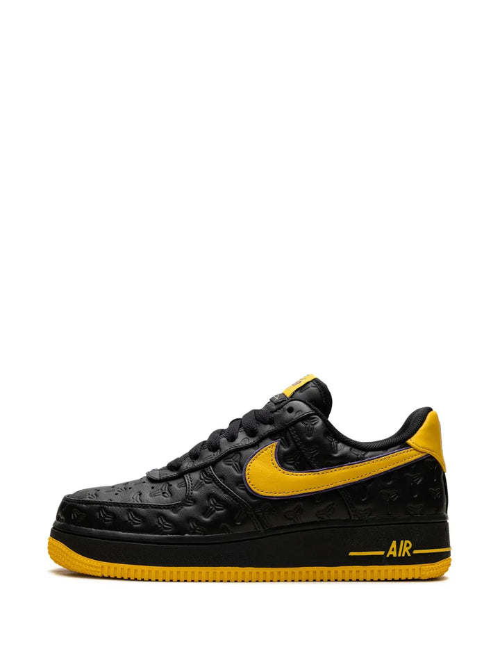 X Kobe Bryant Air Force 1 Low Lakers Away - Black/Varsity Maize/Varsity Purple Sneakers
